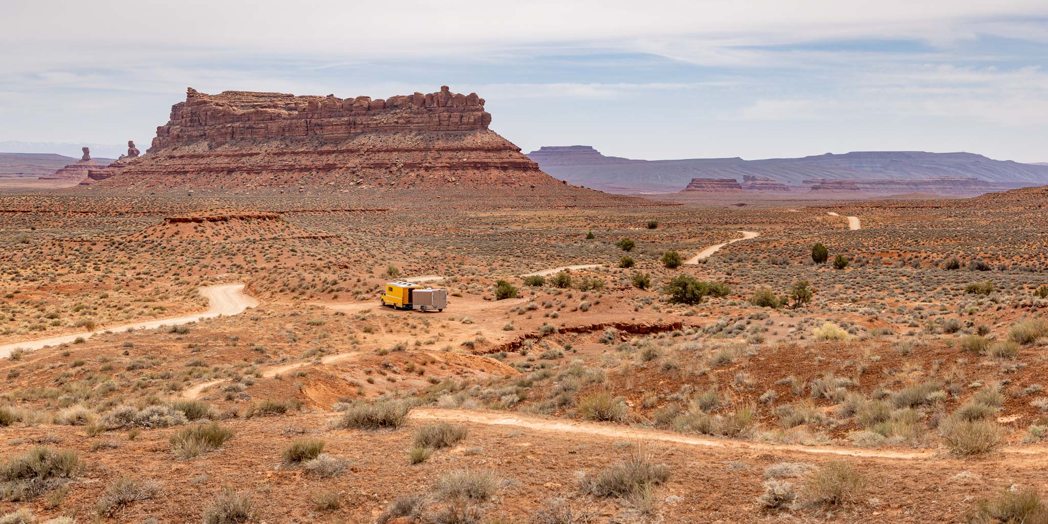 Camped at Valley of the Gods, Mexican Hat UT, April 14, 2022