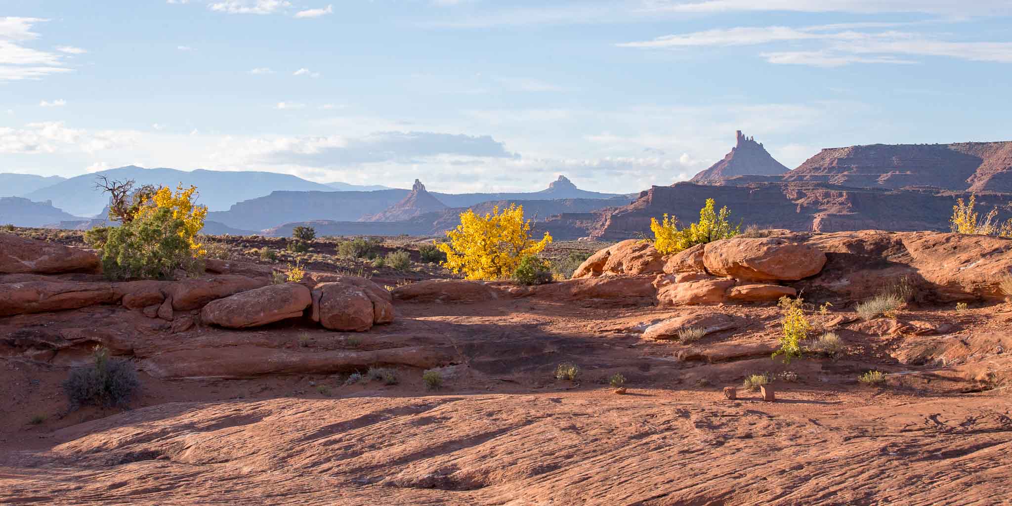 Indian Creek landscape, Canyonlands UT, October 10, 2016