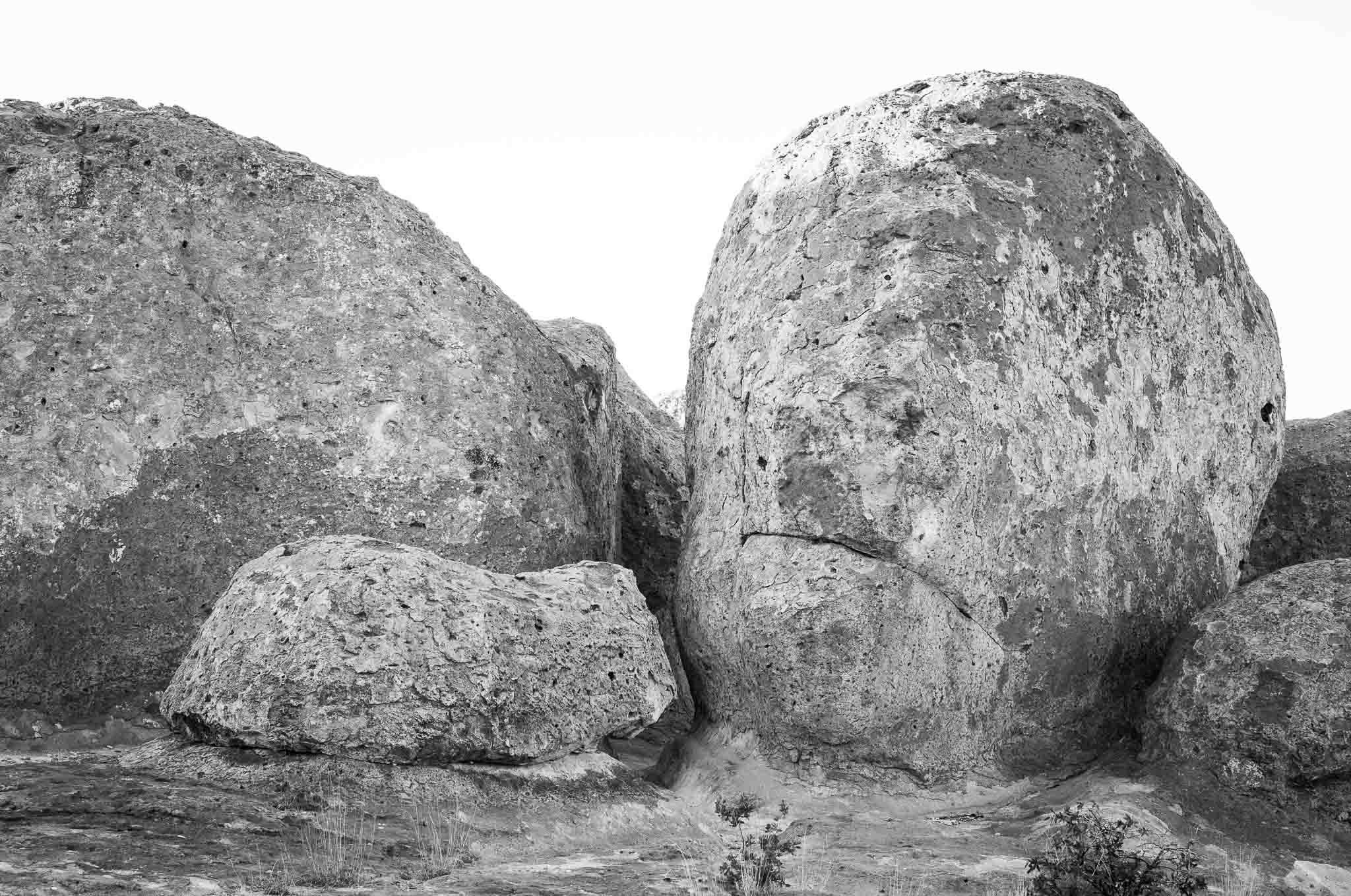Rock formations, City of Rocks State Park, Faywood NM, February 28, 2015