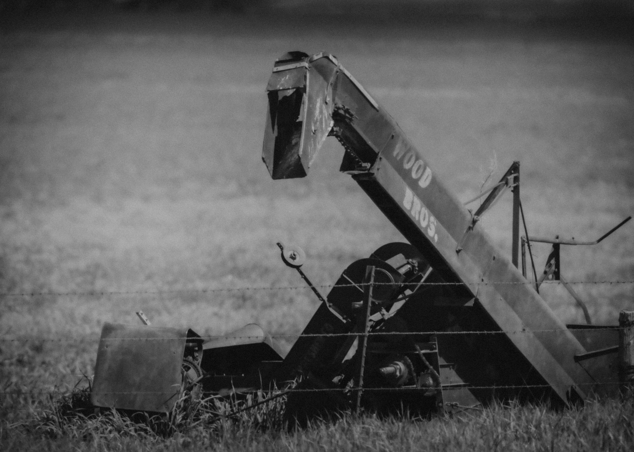 Junked Farm Machinery Looks Like Dinosaur, Lacreek NWR, Martin SD, May 25, 2022
