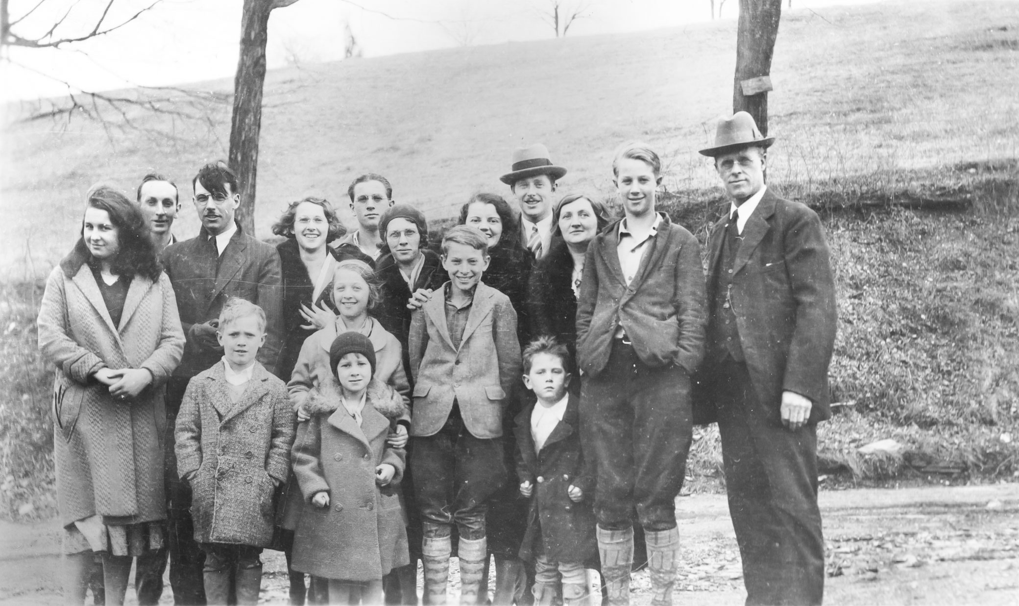 Goodrich family gathered at Fred & Georgia's
